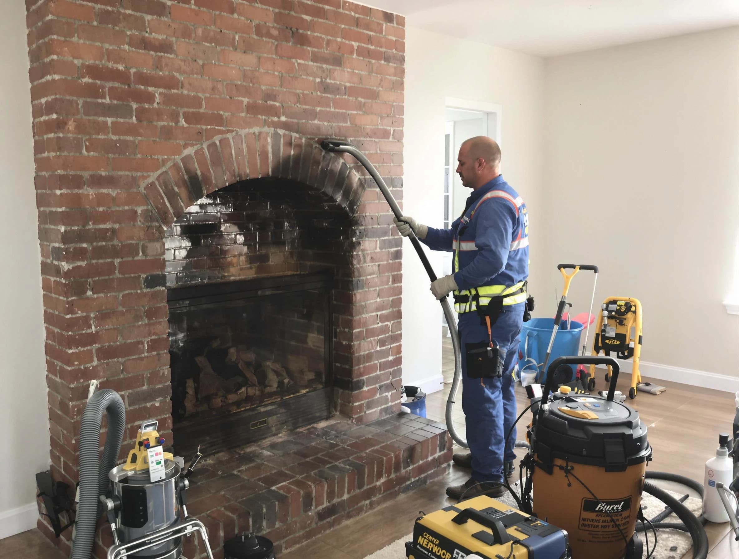 Pleasant Hills Chimney Sweep expert performing detailed chimney sweep in Pleasant Hills, PA