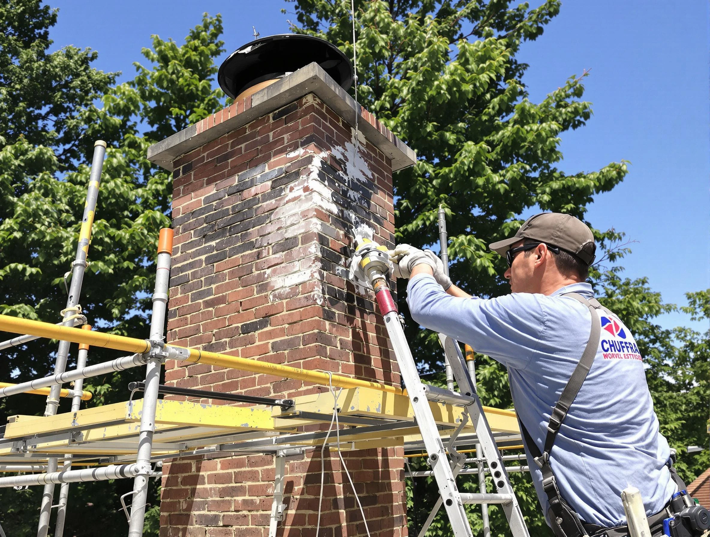 Structural chimney repair by Pleasant Hills Chimney Sweep in Pleasant Hills, PA