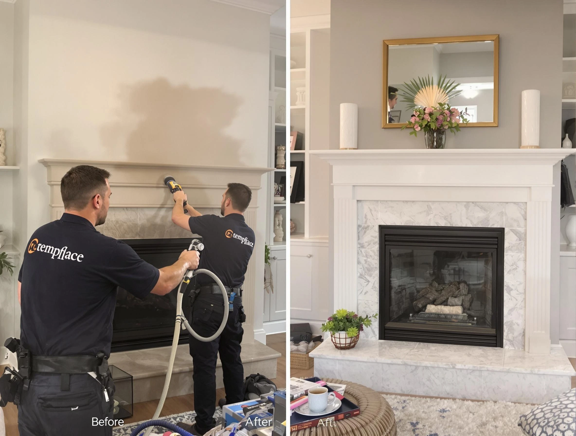 Professional soot removal by Pleasant Hills Chimney Sweep team in Pleasant Hills, PA